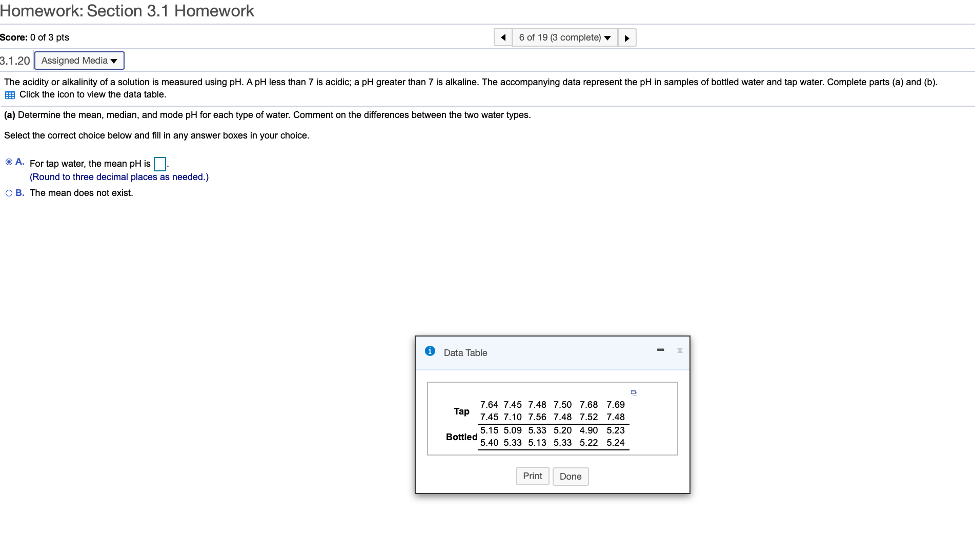 HELP!1 Homework: Section 3.1 Homework Score: 0 cl 3 pts { 6