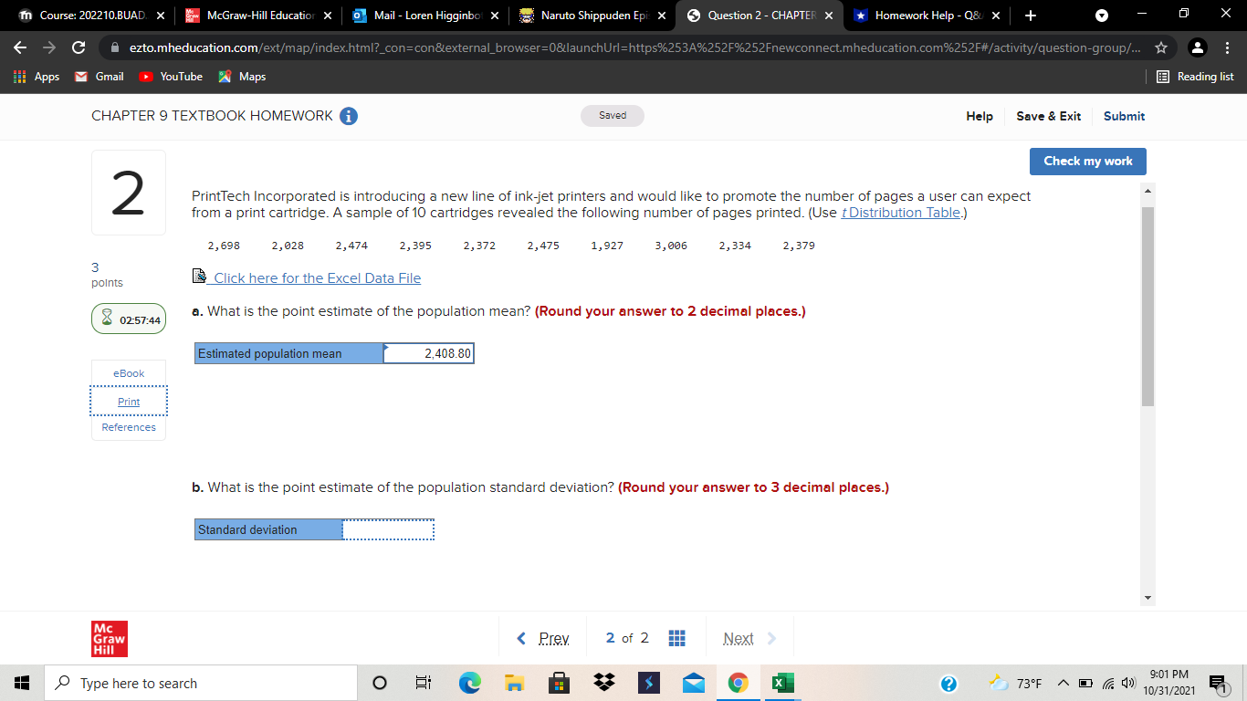 How would i get the standard deviation from this picture? or the