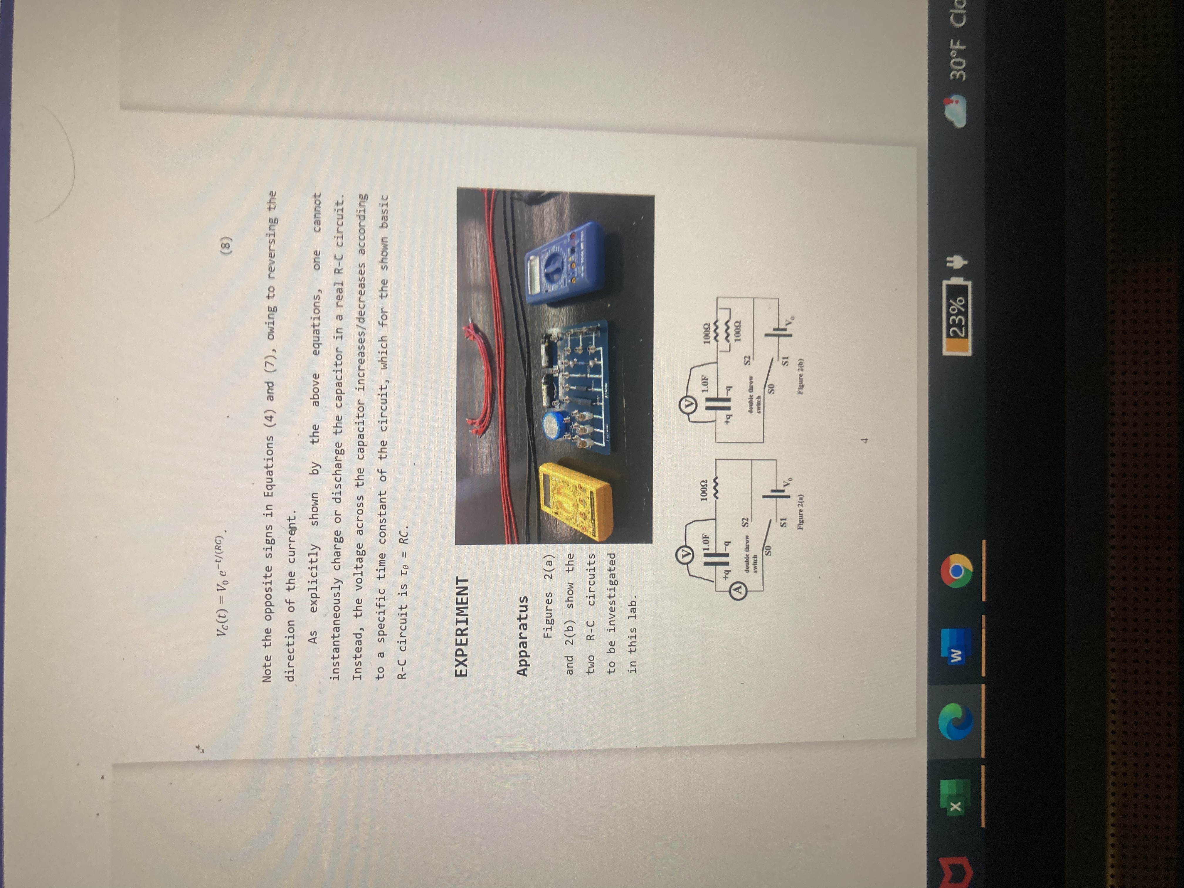 microsoft.com/_#/pdf/viewer/teams/https:~2F~2Fcardmaillouisville.sharepoint.com~2Fsites~2FPHYS224-Section 75. Q Search Instructor's Lab Manual / PHYS 224 R-C Circuits