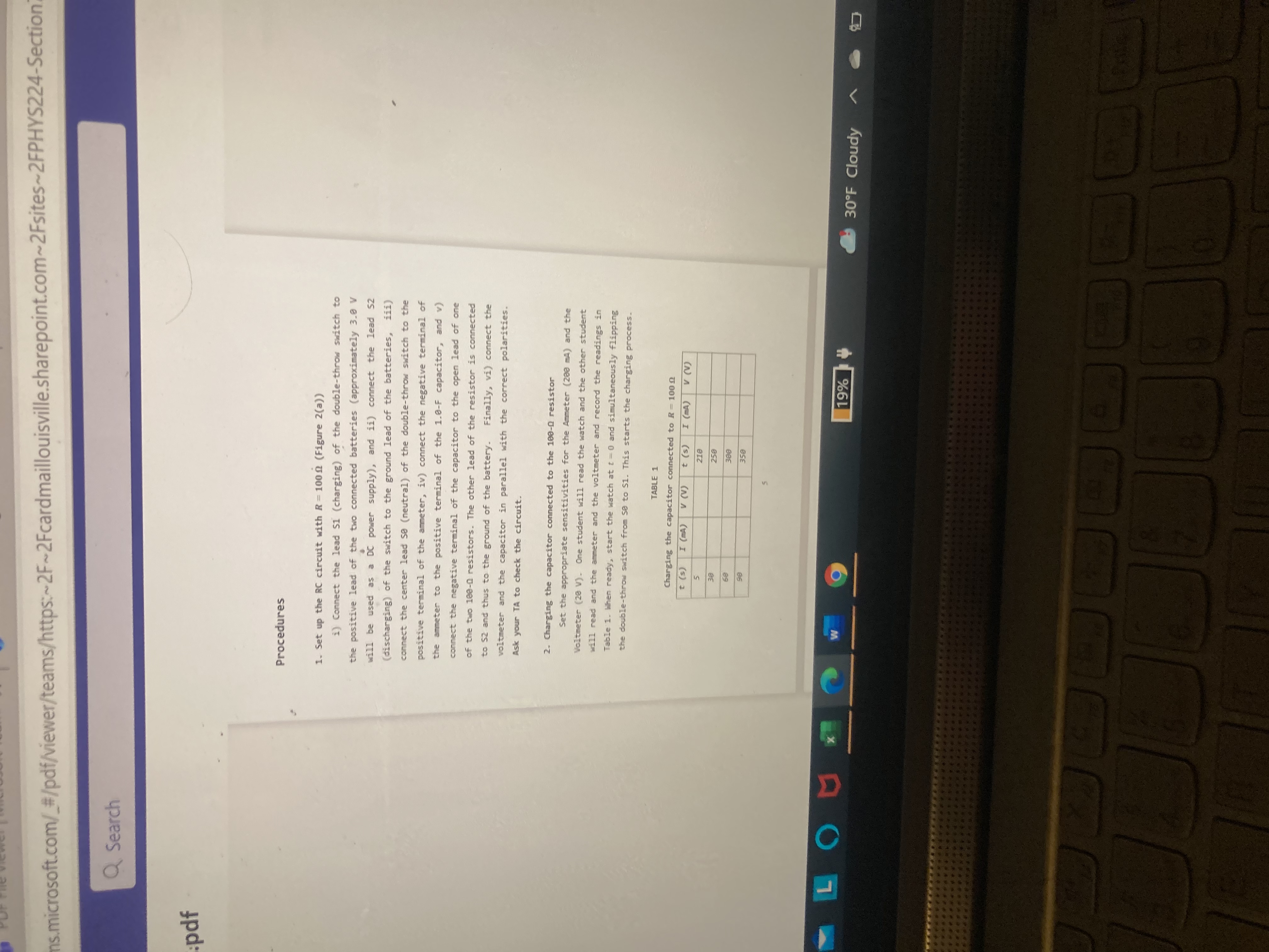 Your Name _Lab Section Objective In this lab, you will study an