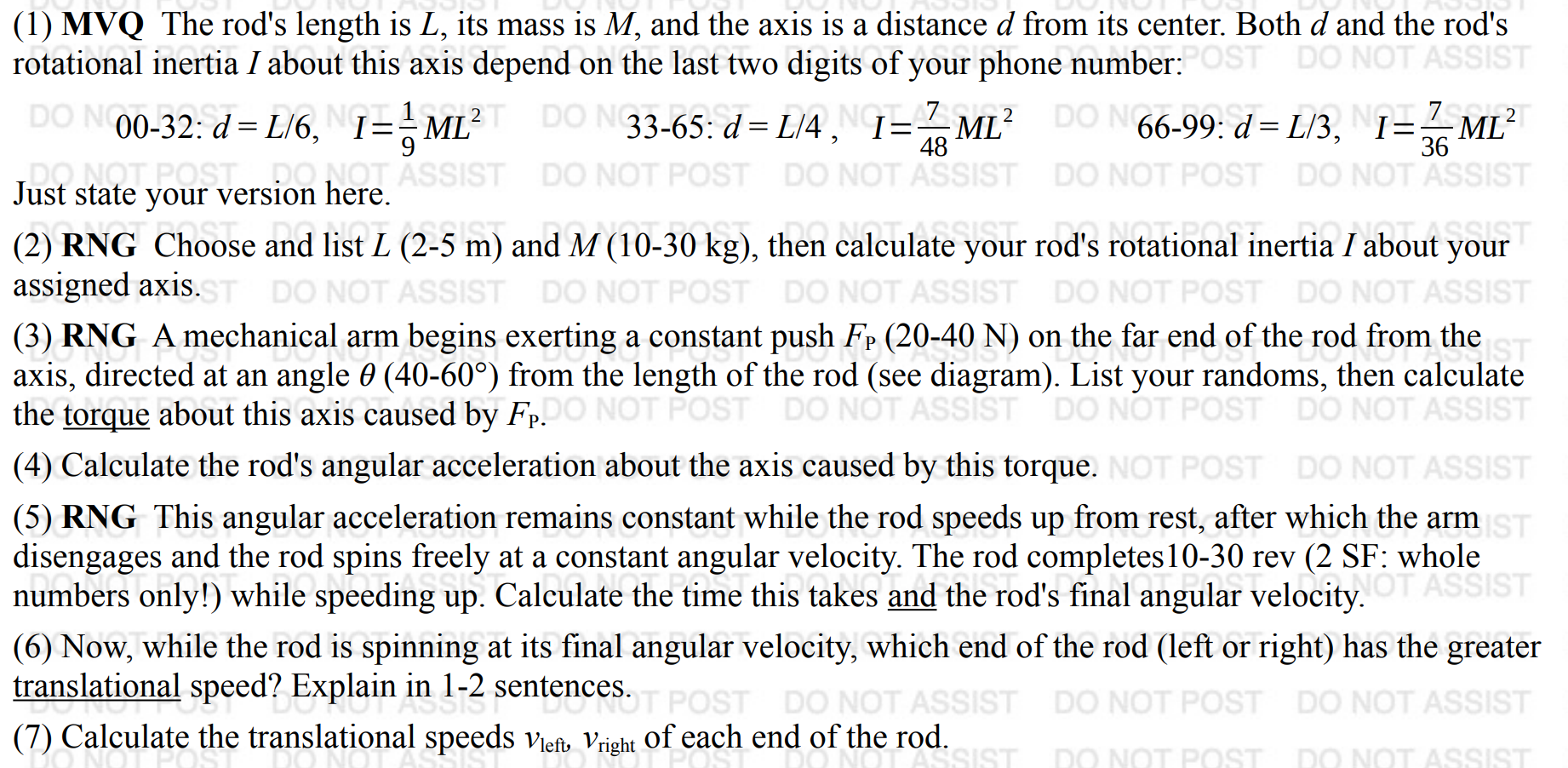 DO NOT POST DO NOT ASSIST This assignment focuses on long metal