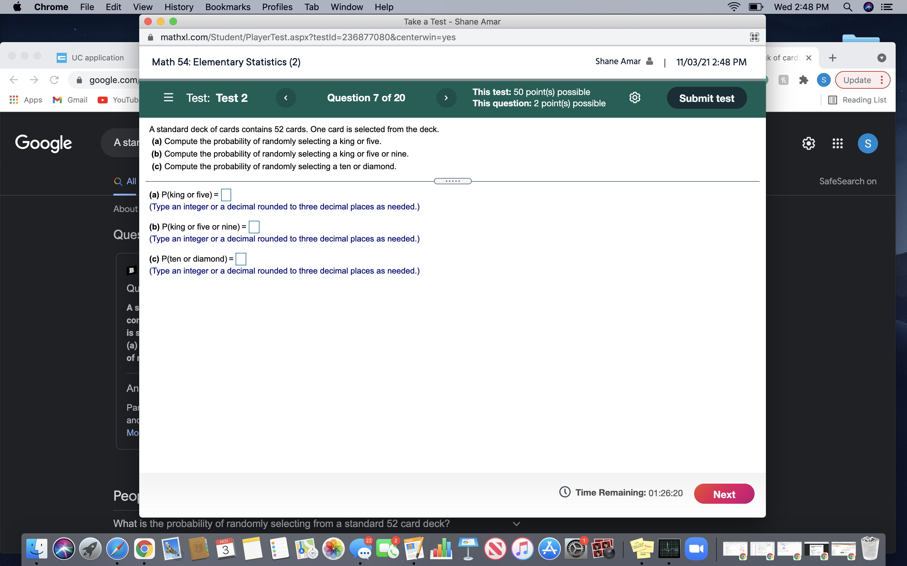  Chrome File Edit View History Bookmarks Profiles Tab Window Help O