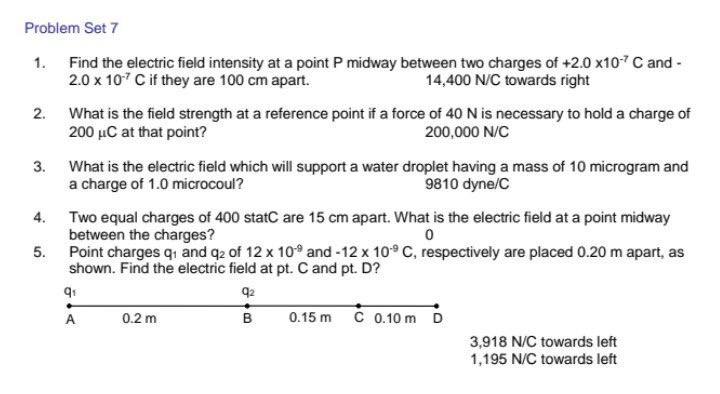 SUB: PhysicsObtain the same answer in each given and full solution. Problem