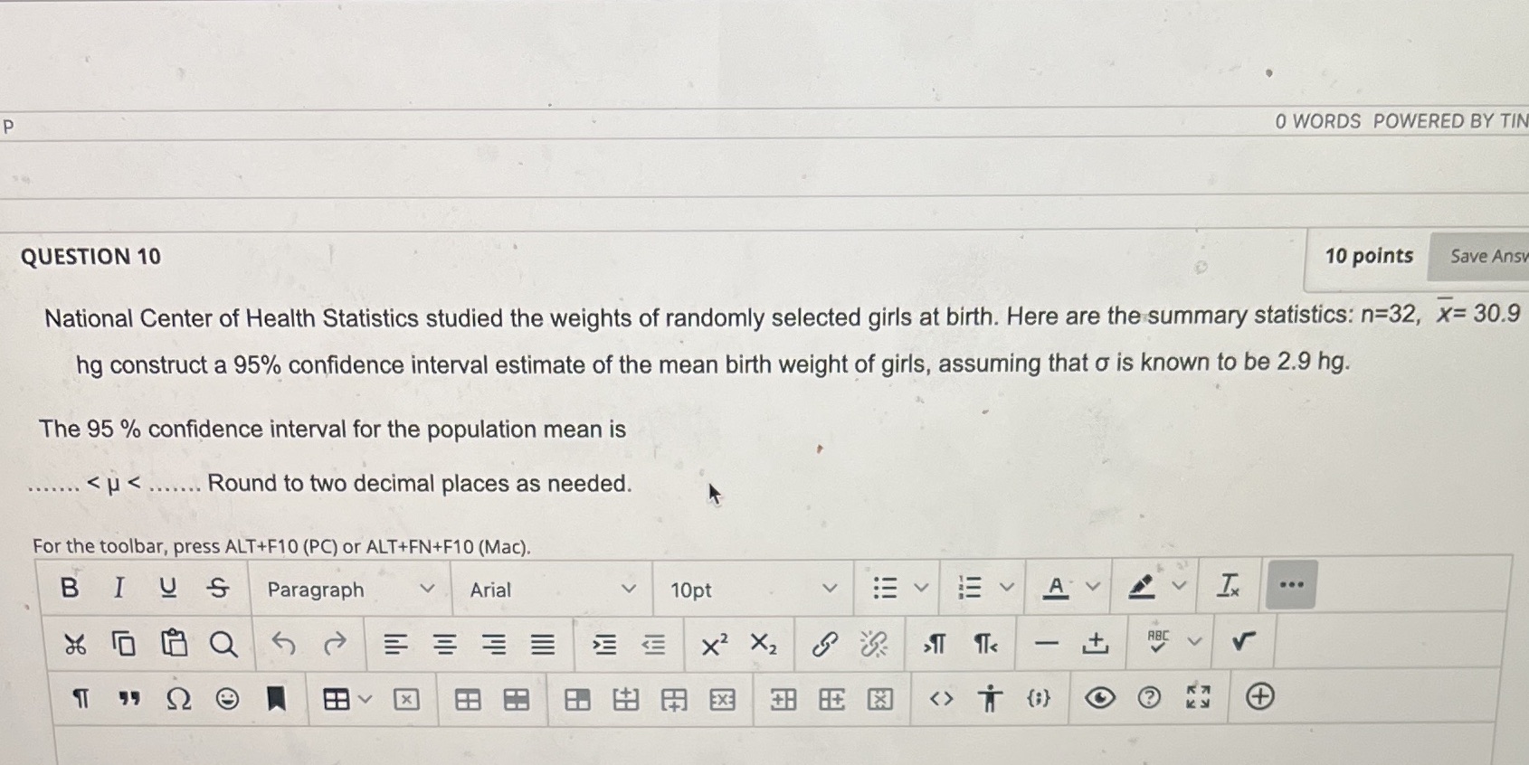 Q10. Write clearly please P 0 WORDS POWERED BY TIN QUESTION 10