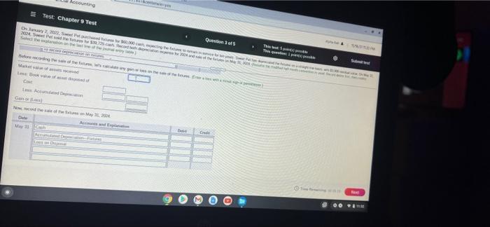  Accounting E Test Chapter 9 Test On 2.200.000 2. Pred Quebon