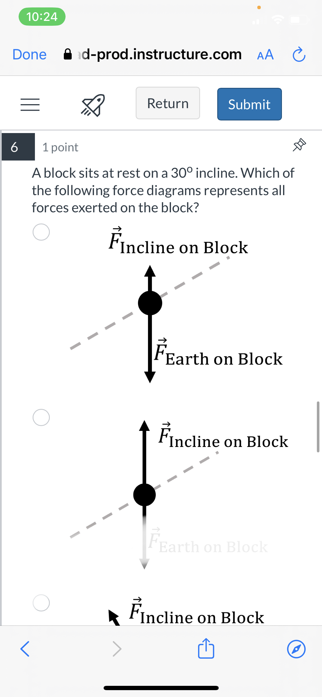 tog Any of the other answers, depending on the masses of the