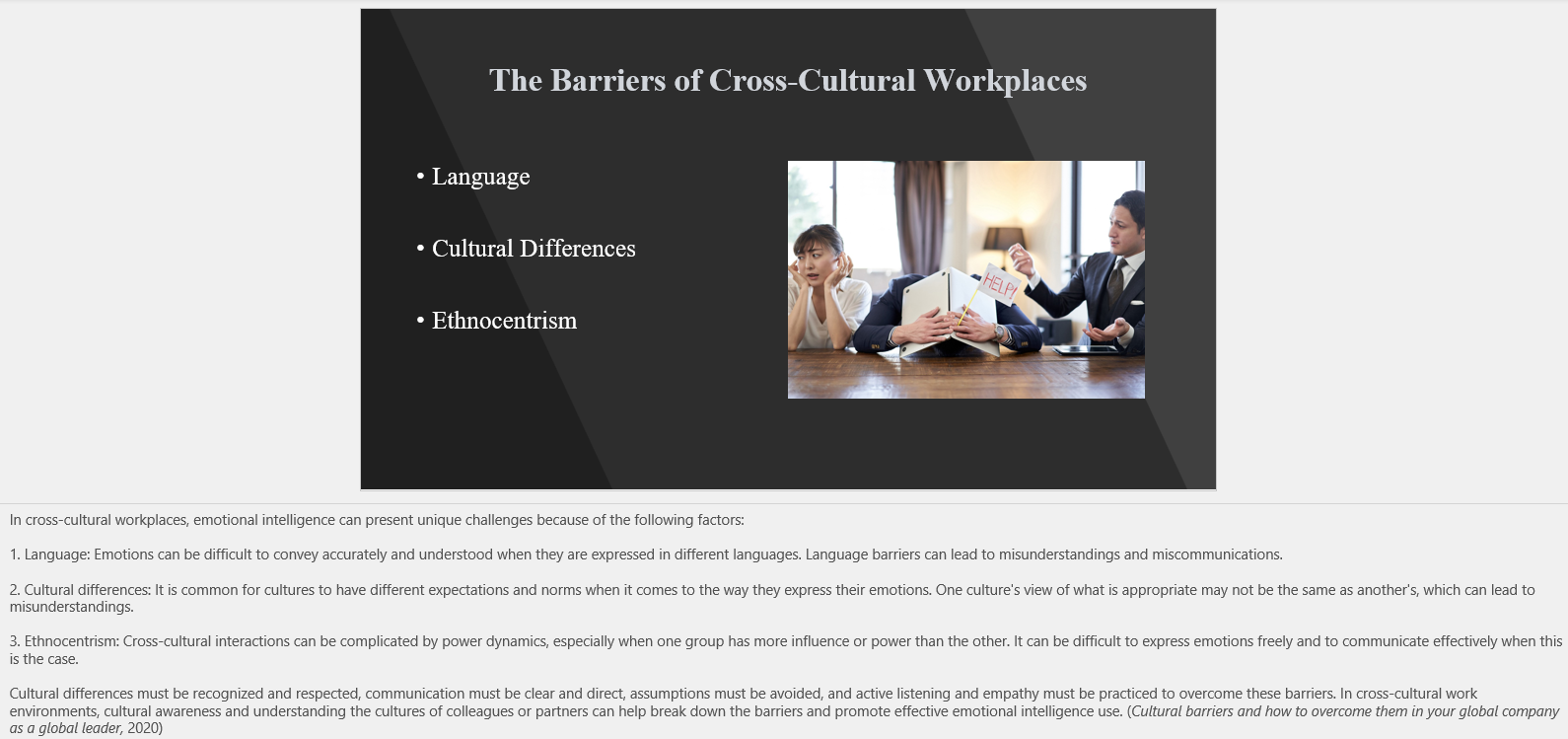 intelligence . Self-management Self-awareness Self-management Social awareness . Relationship Management Social awareness