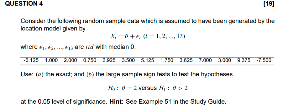 generated by the location model given by (3.17) where 61, 62, ...,