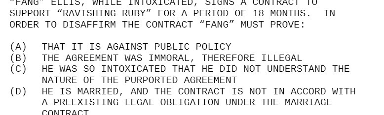  FANG ELLIS, WHILE INTOXICATED, SIGNS A CONTRACT SUPPORT "RAVISHING RUBY" FOR