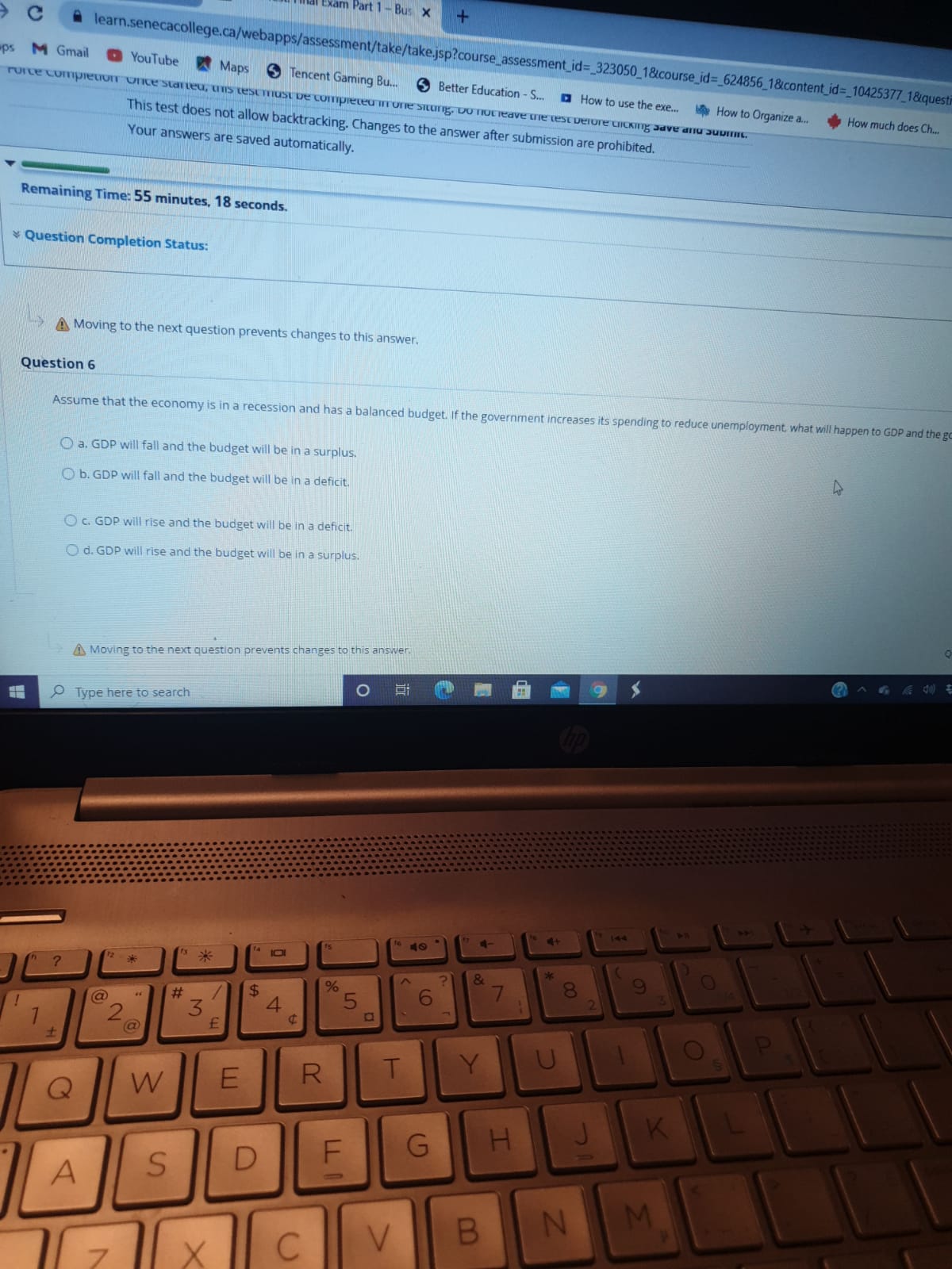 circulation. O c. The transactions demand for money. O d. The asset