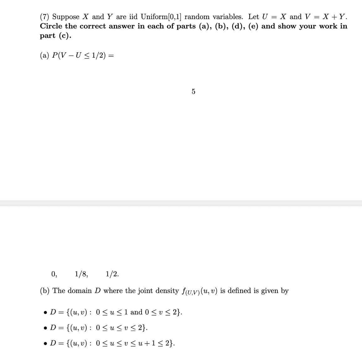 Study guide, I want to make sure I got this question right