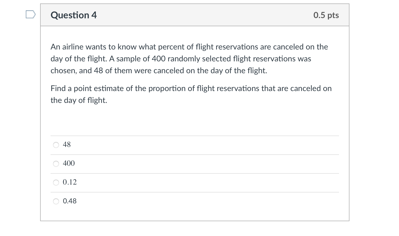 (0.04, 0.20)Interpret the confidence interval in the context. O With 90% confidence,