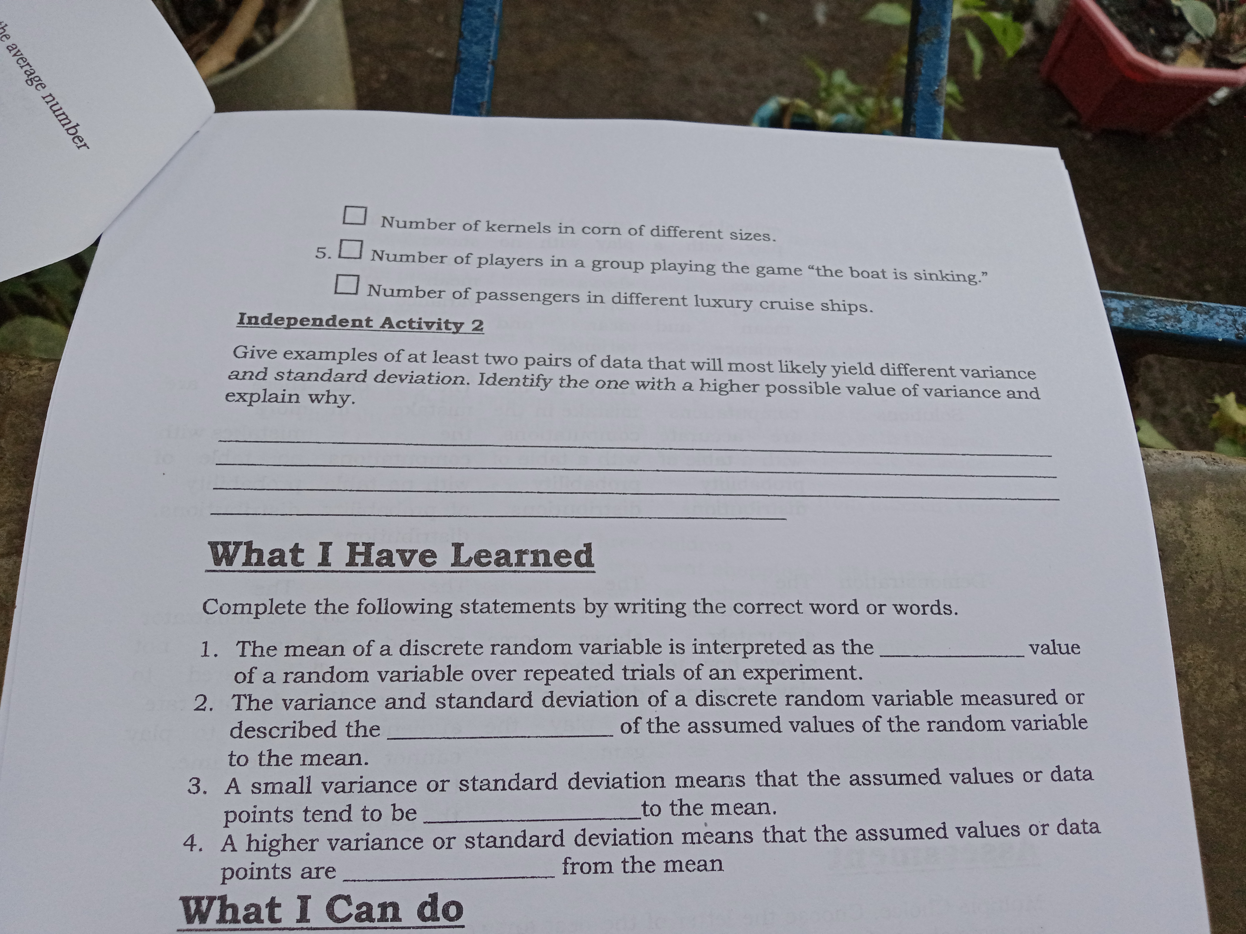 standard sequence of the course But the order in which you read