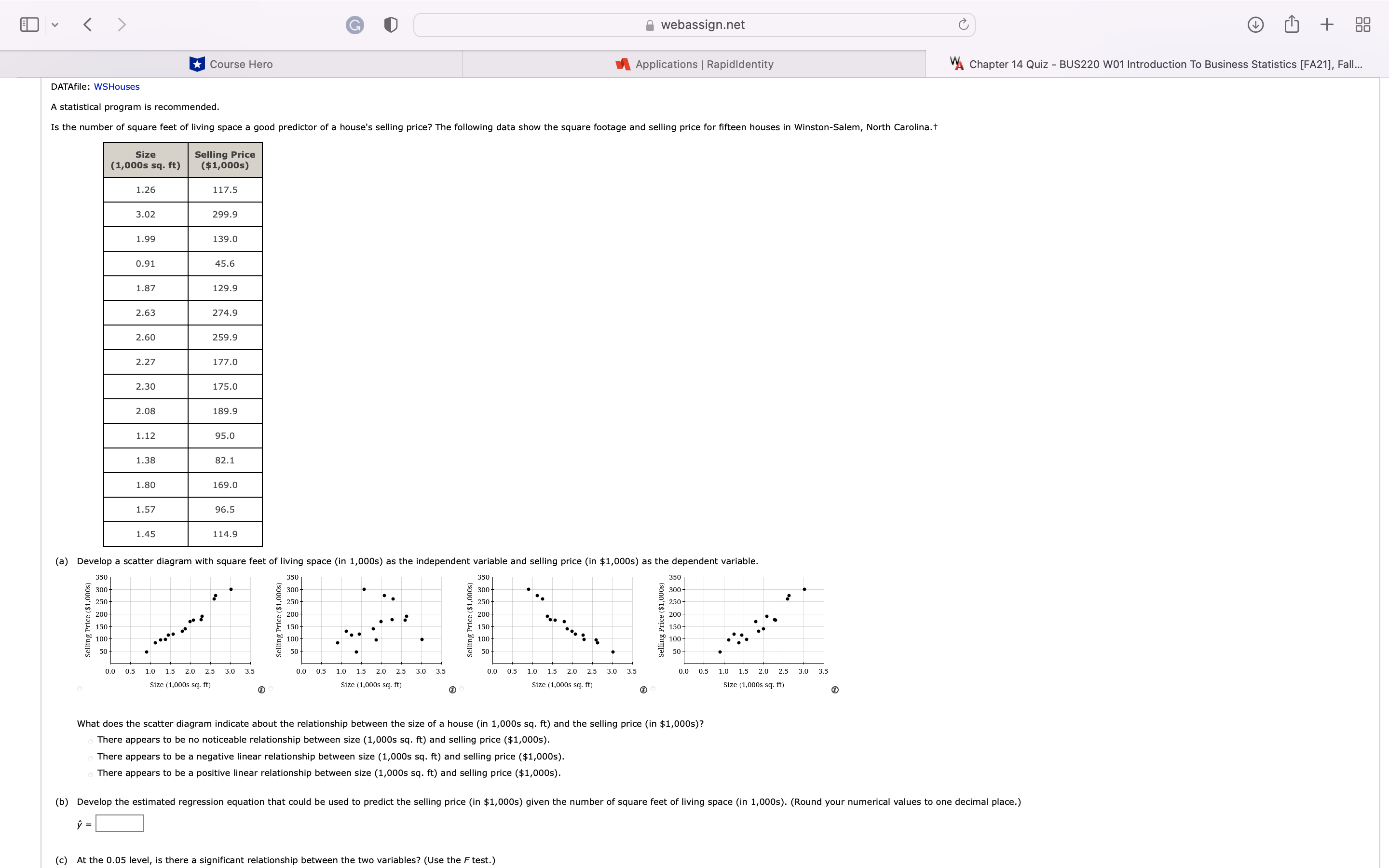 v G webassign.net C + 88 Course Hero Applications | Rapididentity