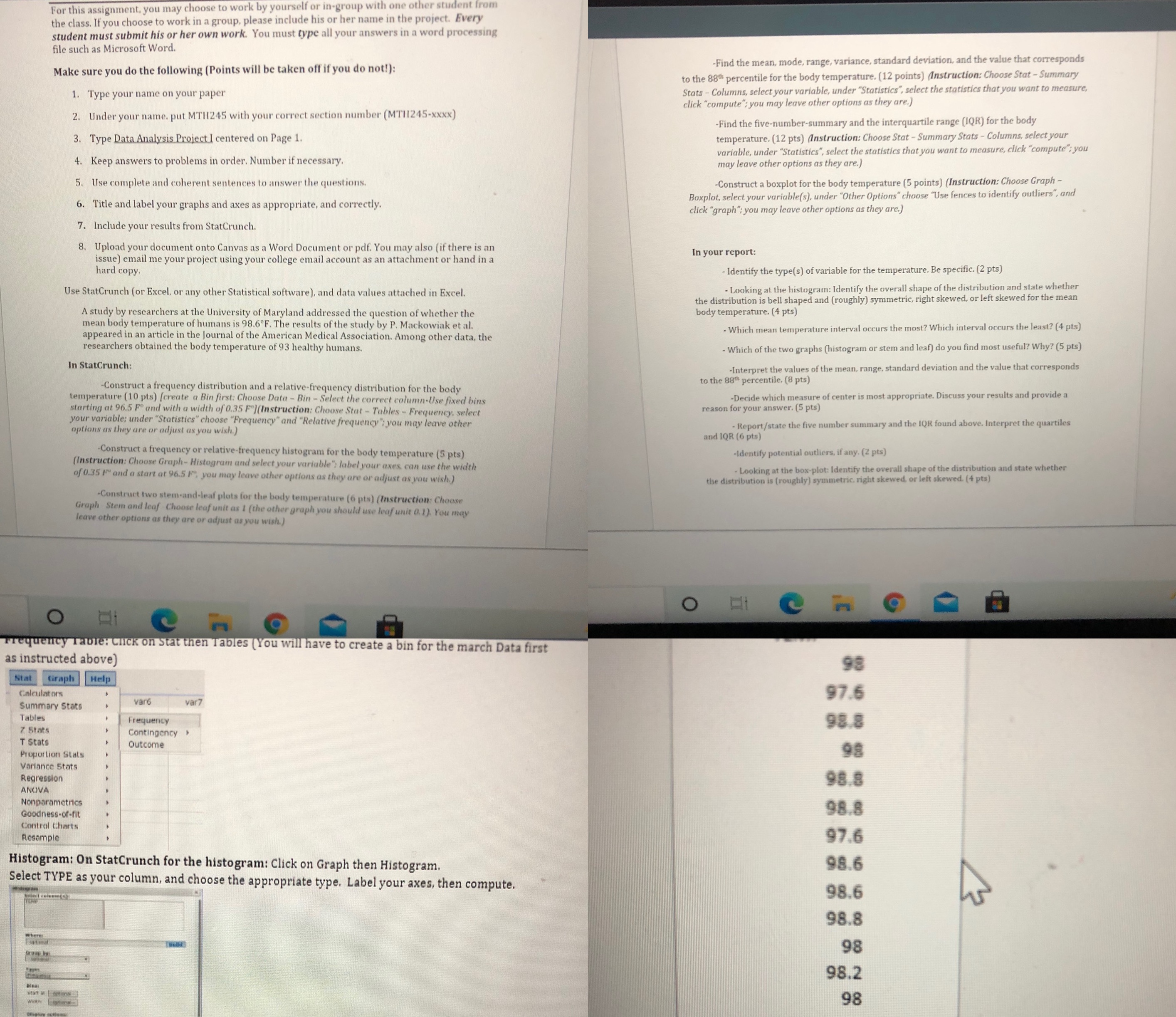 Can you solve only 2 or 3 with an explanation so I