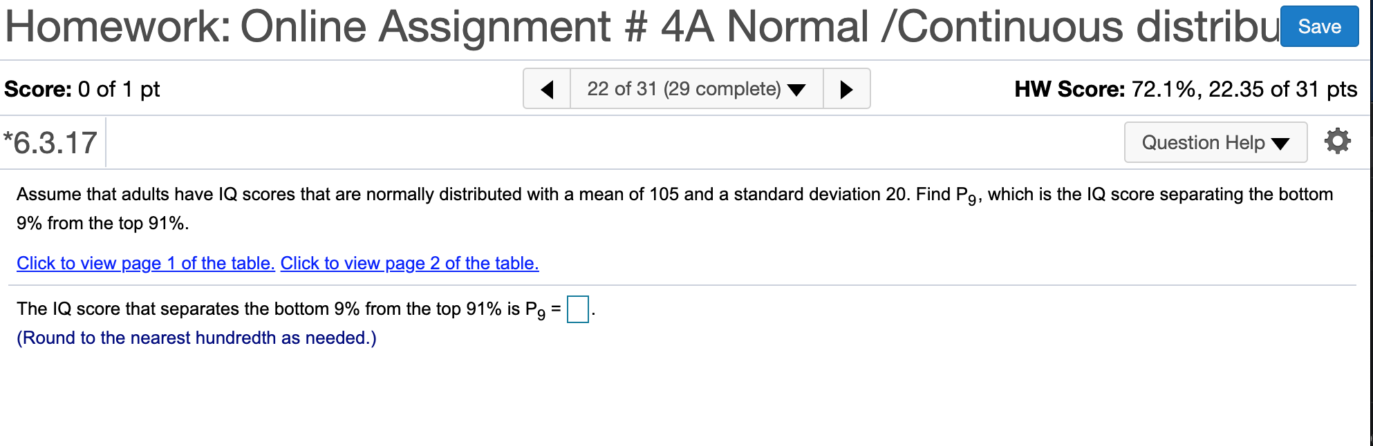 g Click the icon to View the data table. The mean is