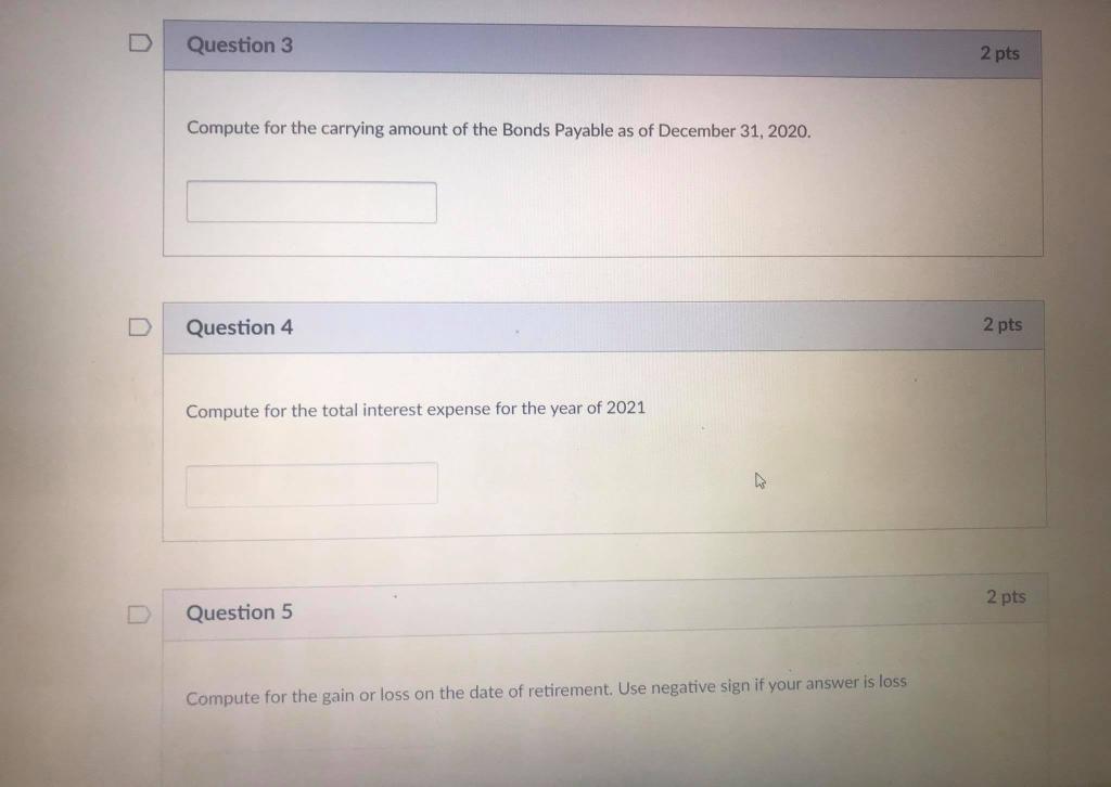 1, 2020 A Inc. issued P 10 million in 10-year, 10-percent callable