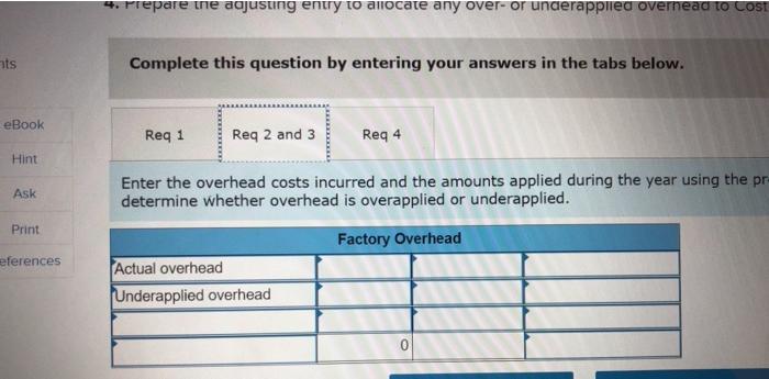 following cost predictions overhead costs, 5750,000, and direct materials costs, $300,000 At