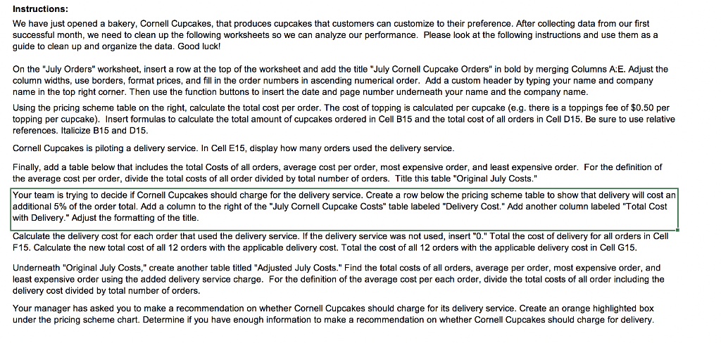 Need assistance on how to do the next step on delivery services.