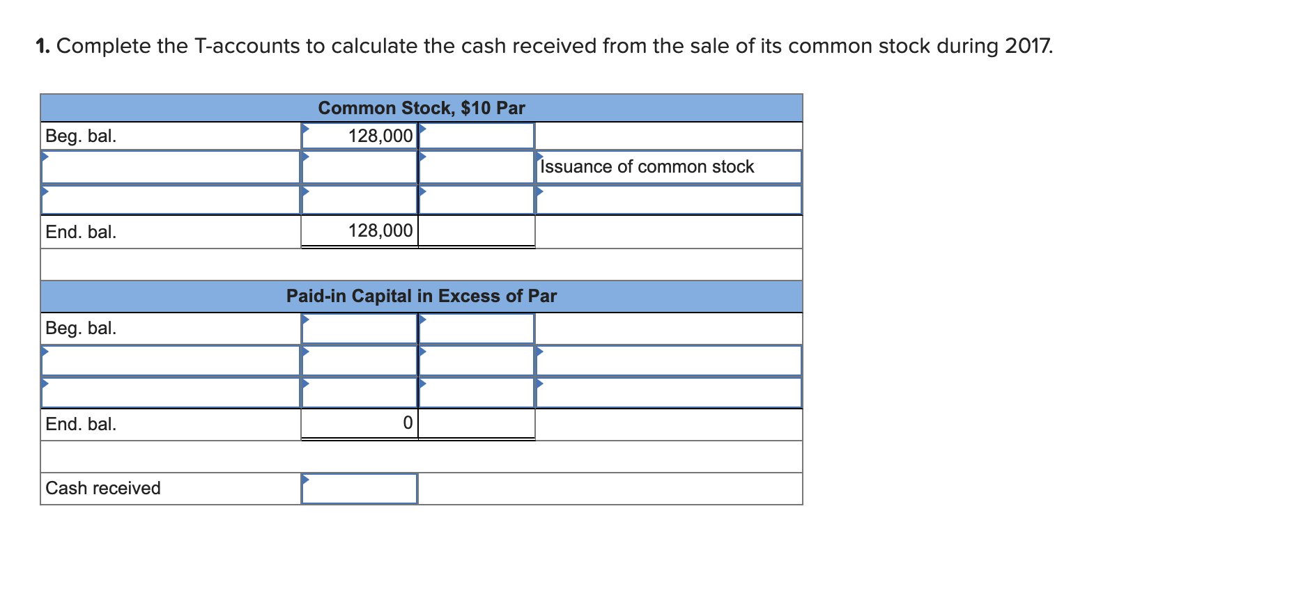 information is from Princeton Company's comparative balance sheets. At December 31 Common