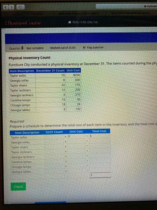  mybusin Business Course Return to course Question 3 Not complete Marked
