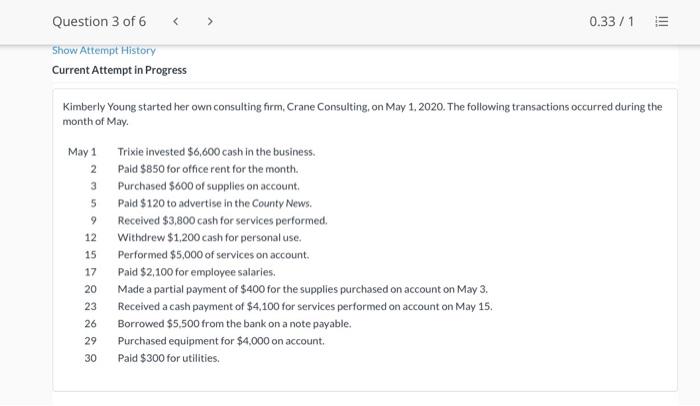 $ $ Liabilities and Owner's Equity $ Income Statement For the Month
