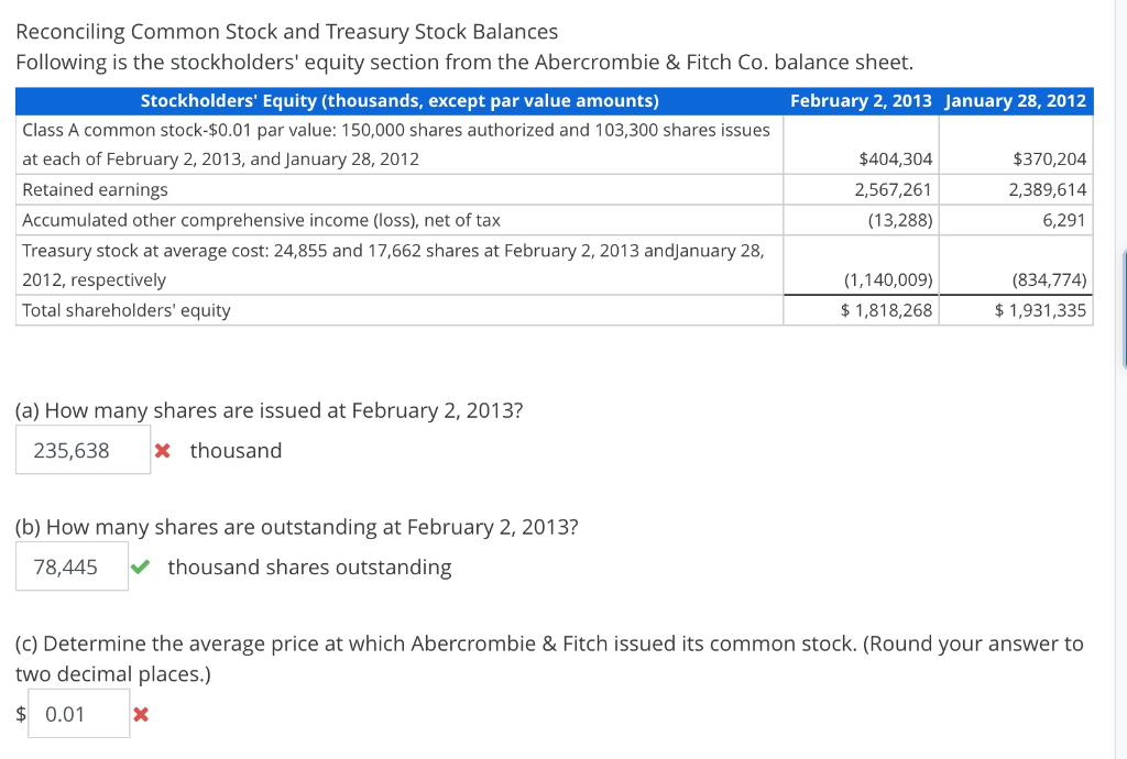 I need the answer for a, c. please explain the result. Reconciling