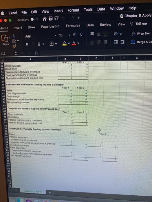 cell 826 enter the formula 817". After entering formulas in all of