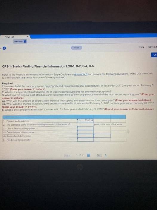  Here is the link to Appendix B- American Eagle Outfitters https://ezto-cf-media.mheducation.com/Media/Connect_Production/bne/accounting/Libby_10e/Libby10e_AppB.pdf