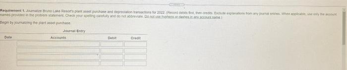 bit Buildings Less: Accumulated depreciation Equipment Less: Accumulated depreciation (340,000) 400,000 (267,000)