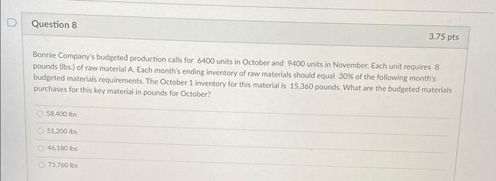 received a special one-time order for 15,000 bird feeders at $3 per