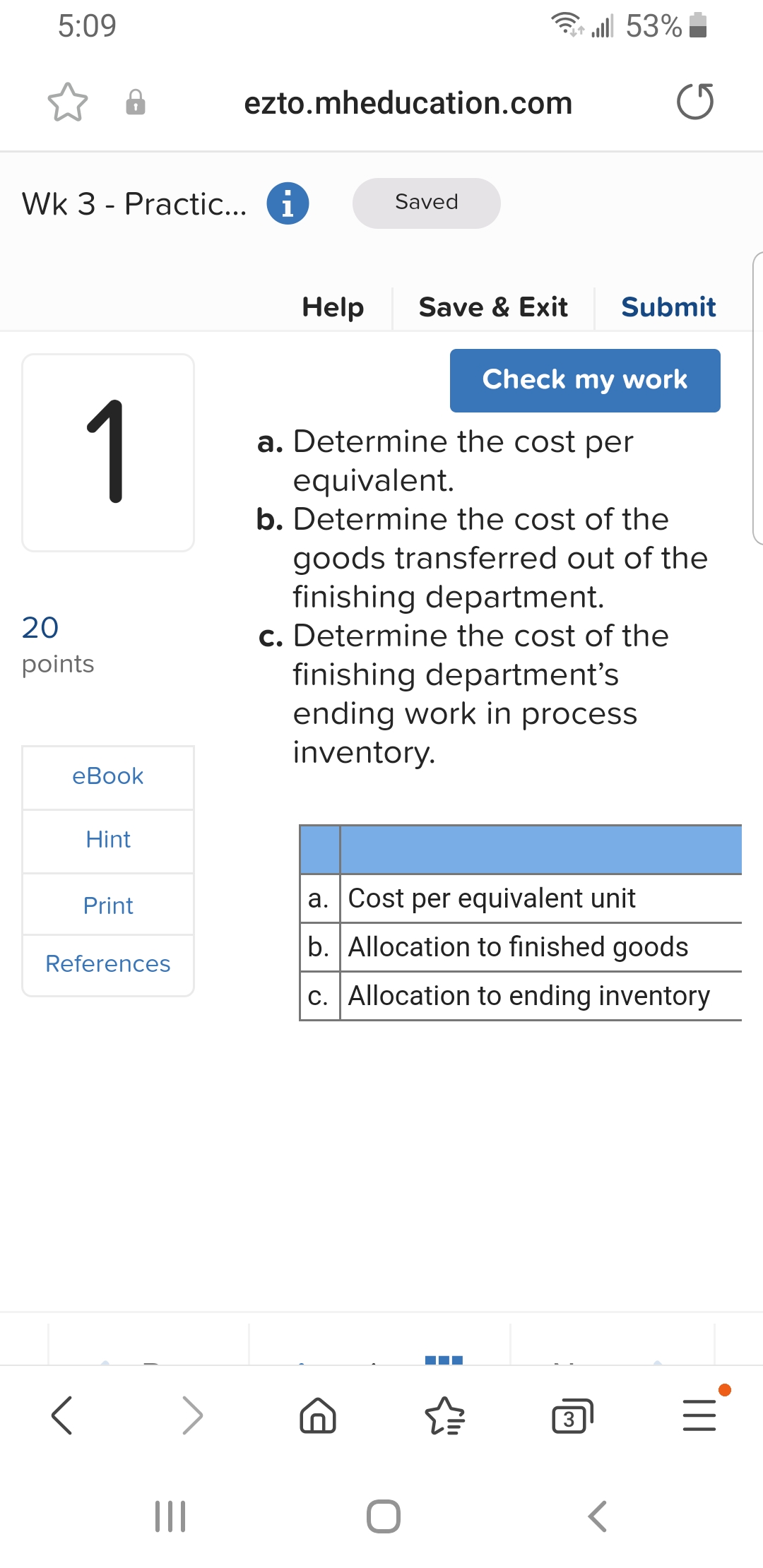 Saved Help Save & Exit Submit Check my work 1 Fanning Ski