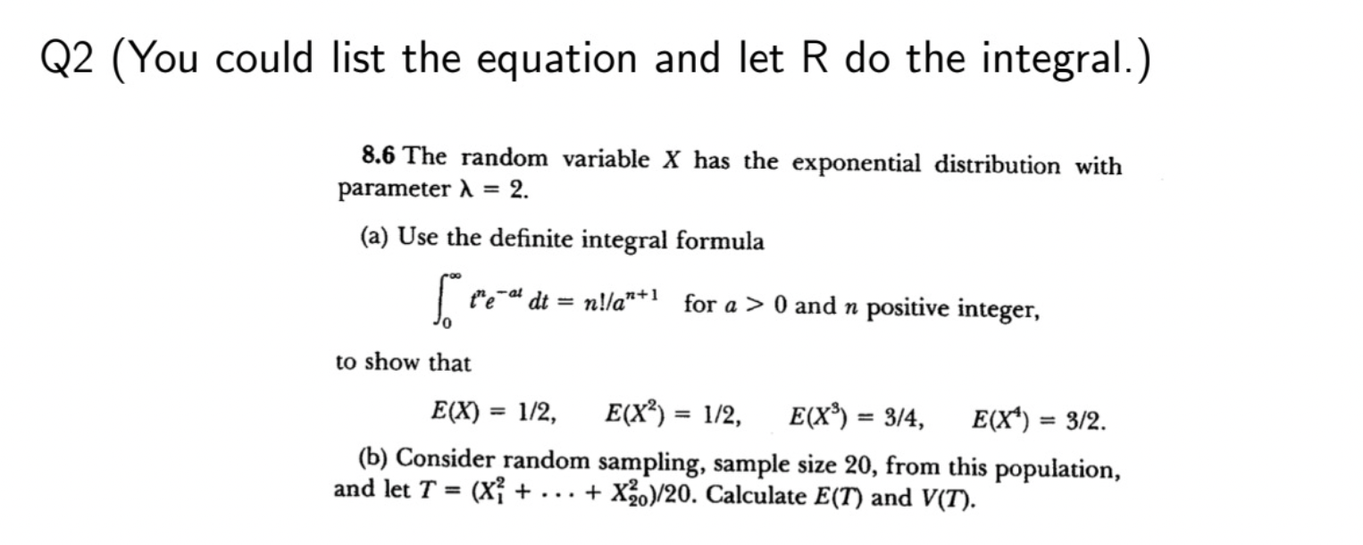 draw a sample of N = 10. (3) Compute the biased estimator