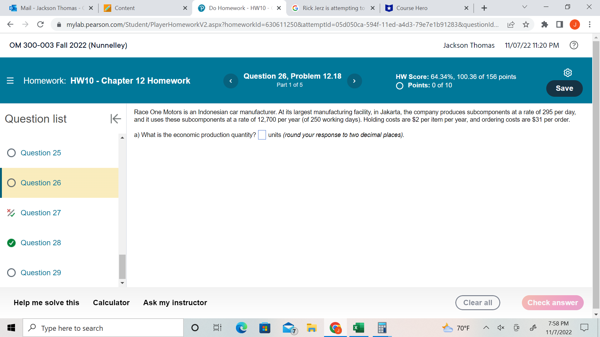 Mail - Jackson Thomas - C X Content X Do Homework