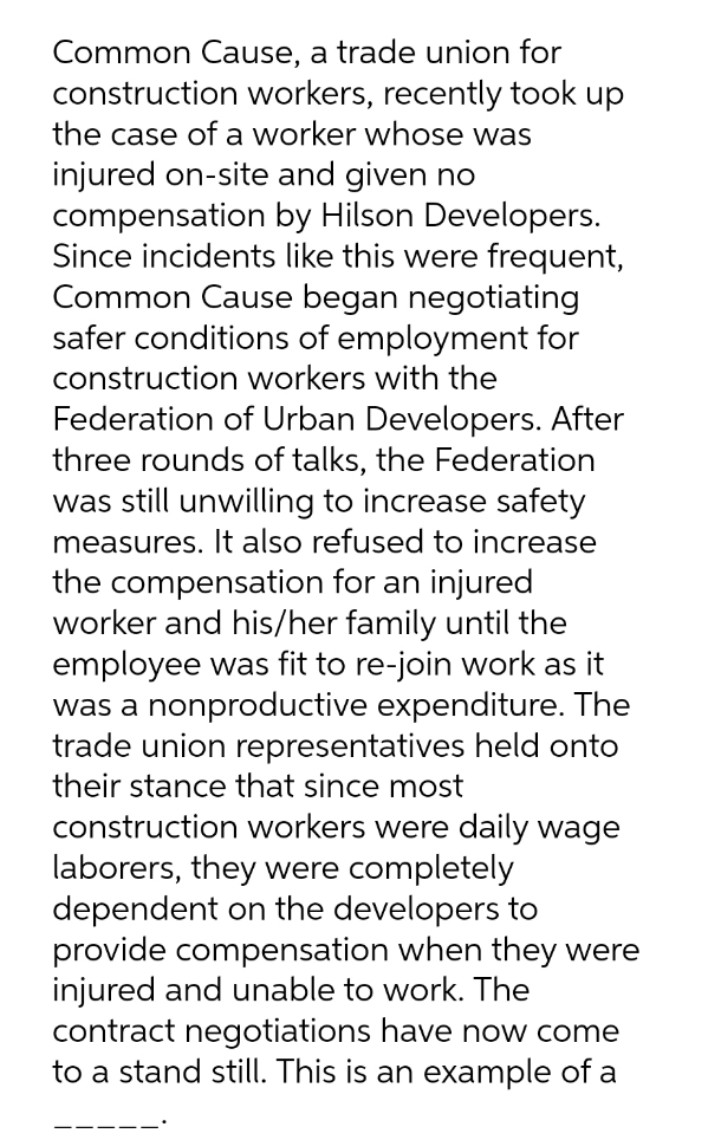 the case of a worker whose was injured on-site and given no