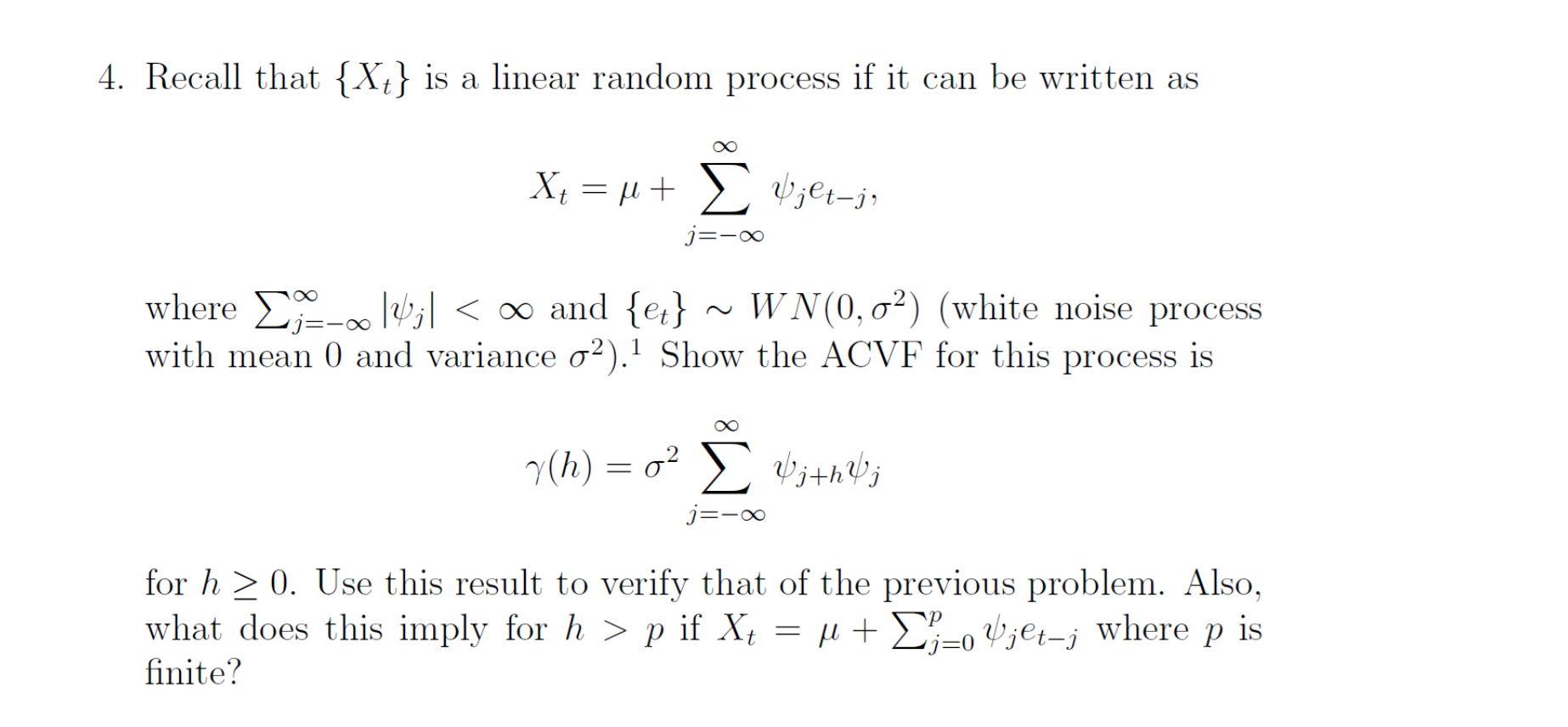 Please explain how to use the processes in four to prove the