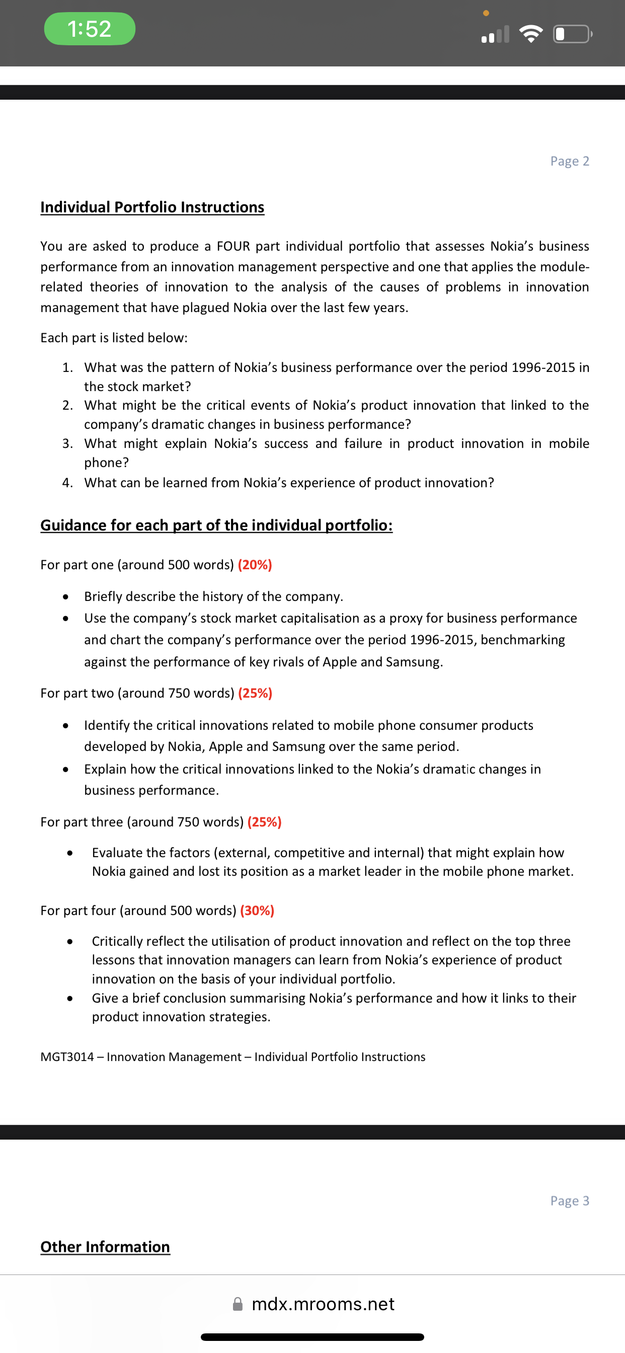 business performance over the period 1996-2015 in the stock market????What might be