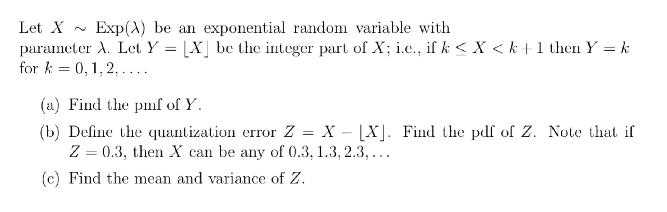 Hi please use the given information to answer each part of the