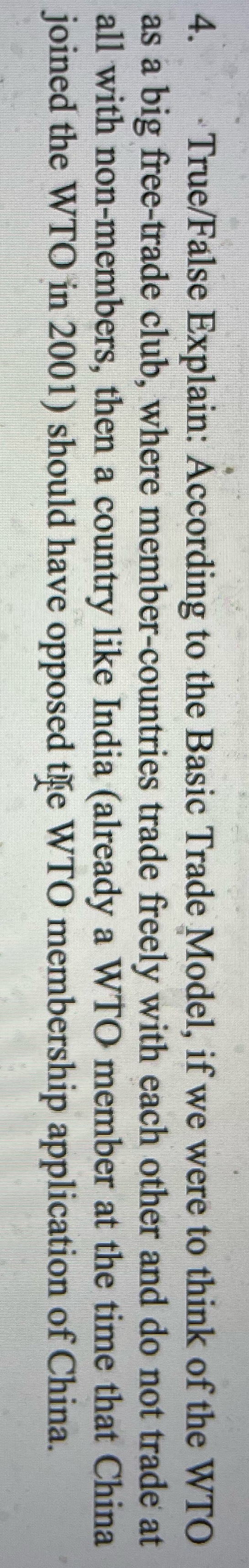 I'm confused about how to model this question using the basic trade