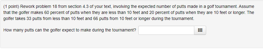 show table or how u solved [1 point} Reworl-c problem 18 from