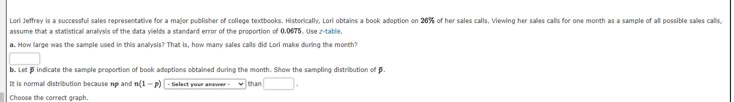 distribution of i, compute the probability that Lori will obtain book adoptions