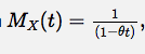 Mx(t) =