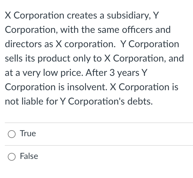 Hi can someone help me with this question please? X Corporation creates
