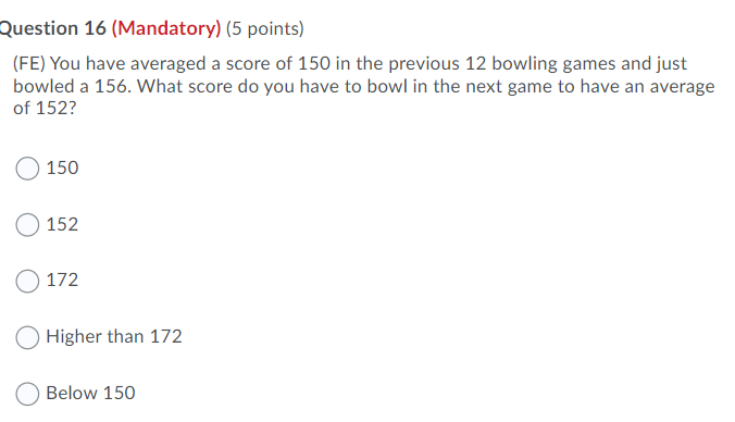 (Mandatory) (5 points) (FE) A new vaccine claims to reduce the risk