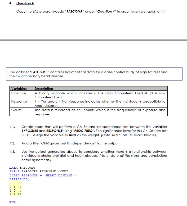 the following questions 2. 2.1. Use a procedure that produces a histogram