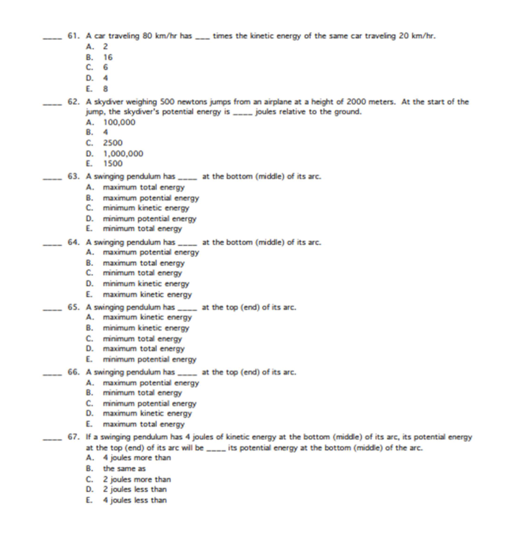 for elastic collisions. 2. An elastic collision is one in which A.