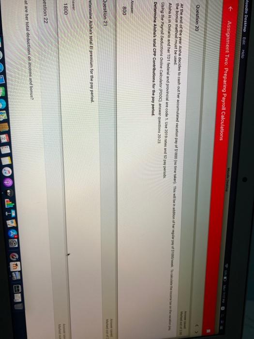 be paid on a separate cheque Becca claims code 1 her federal