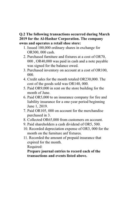 please solve it in word file i will rate you up Q.2