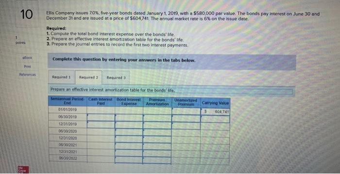 par value. The bonds pay interest on June 30 and December 31