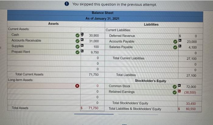 Earnings, $26,000. During 2021, the company had the following transactions: 1. February